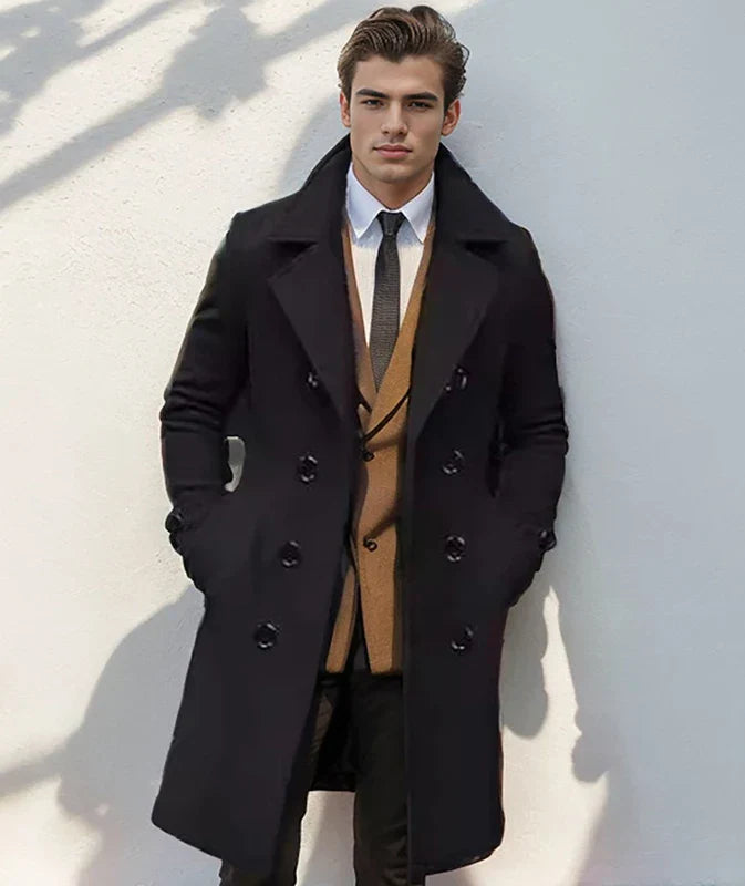 Julian - Elegante Trench Coat per Uomo