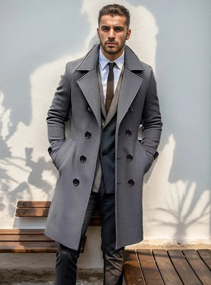 Julian - Elegante Trench Coat per Uomo