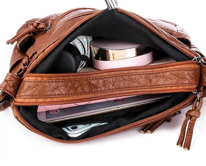Anna - Borsa a Spalla in Pelle Morbida