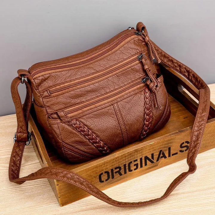Anna - Borsa a Spalla in Pelle Morbida